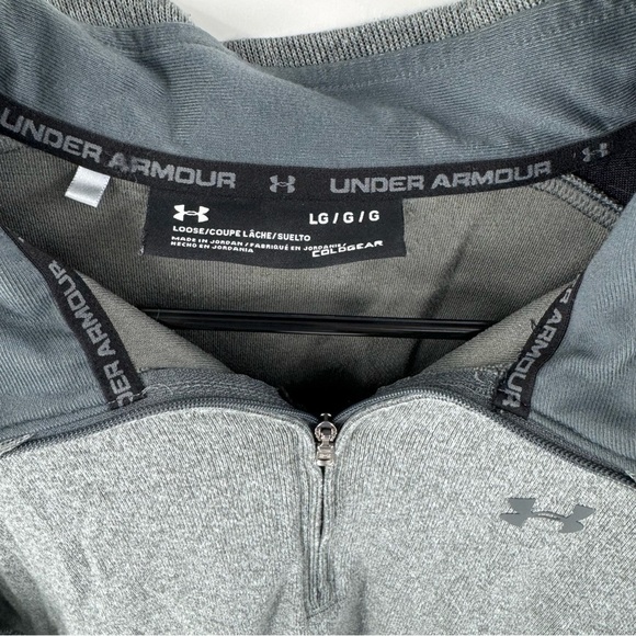 Under Armour 1/4 Zip Longsleeve Sweatshirt/ Sweater - Picture 7 of 8